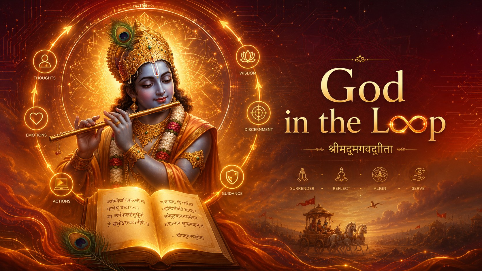 God in the Loop — Kṛṣṇa with the Bhagavad Gītā